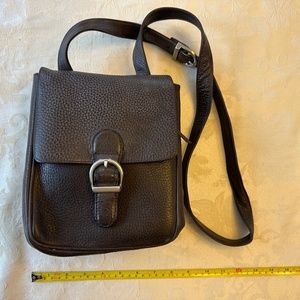 Eddie Bauer Brown Leather Crossbody Purse